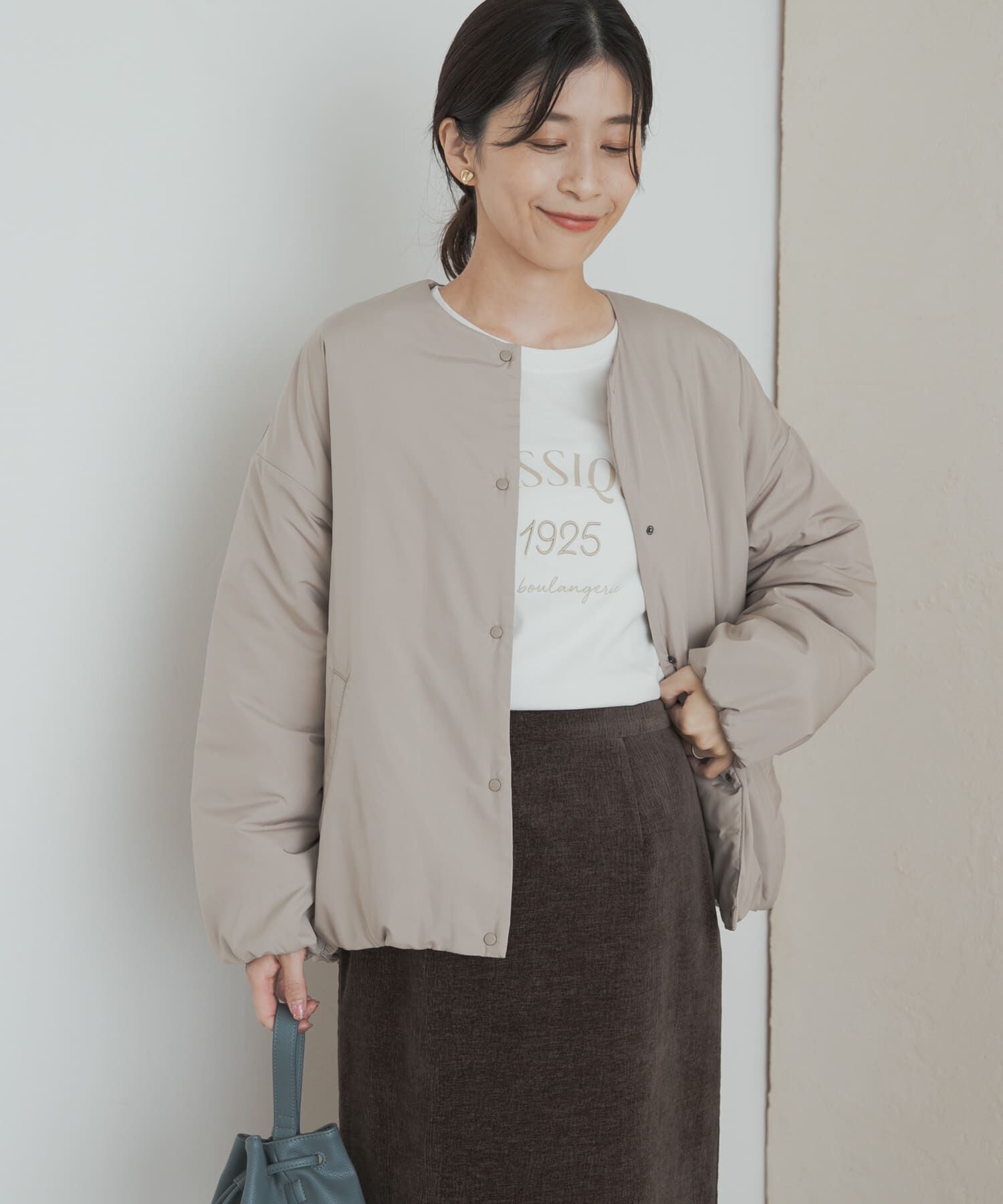 URBAN RESEARCH DOORS「『UR TECH』撥水ポケッタブル中綿ブルゾン」|ブルゾン・スタジャン|