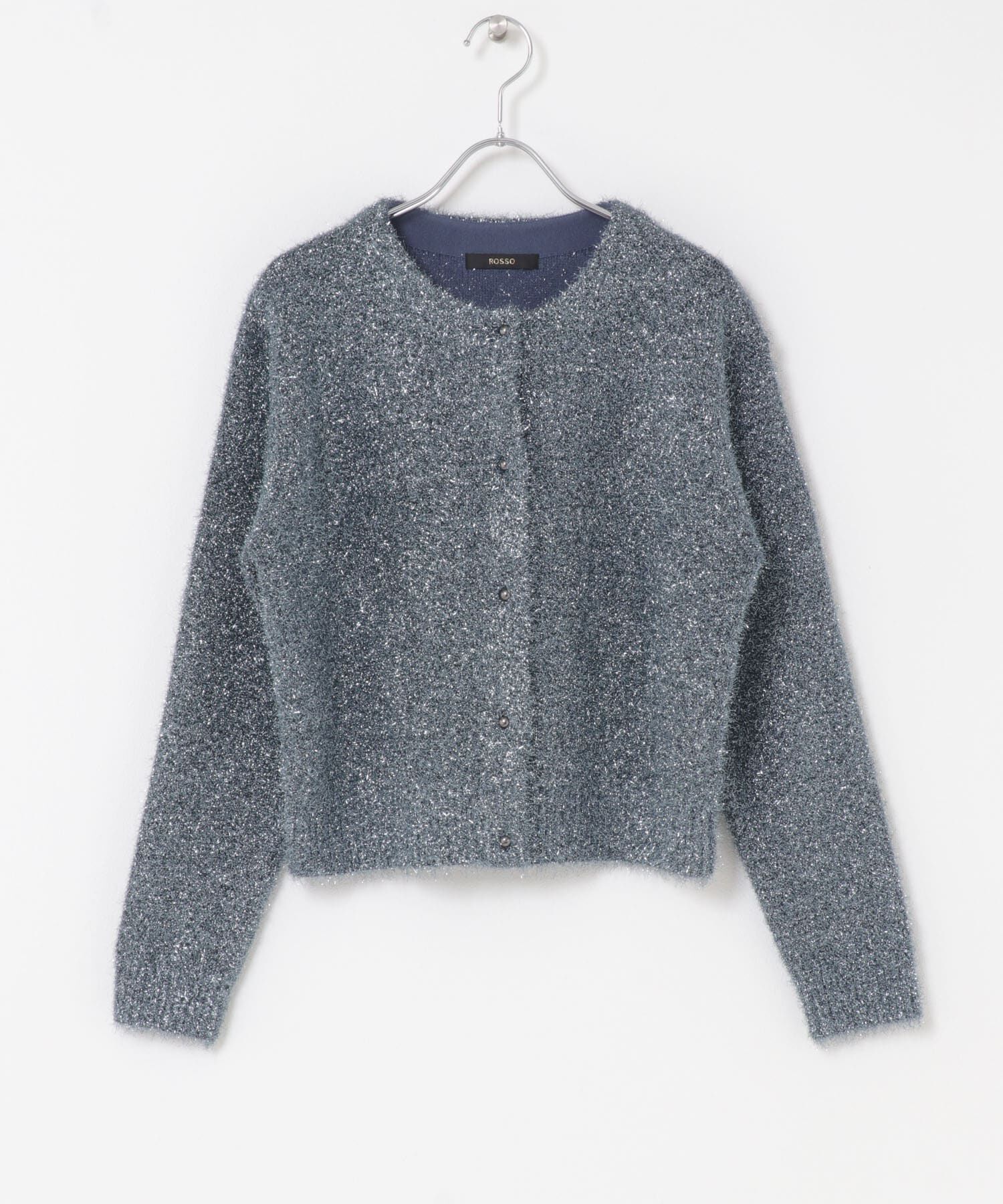 URBAN RESEARCH ROSSO「ラメシャギーカーディガン」|カーディガン|