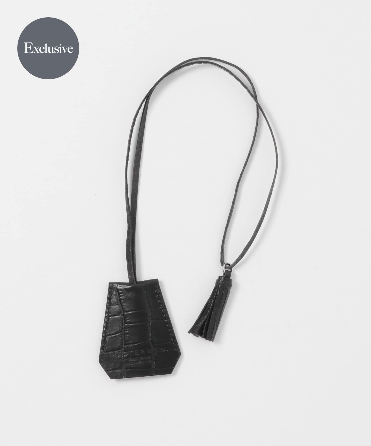 URBAN RESEARCH「『別注』MASTER&CO&times;URBAN RESEARCH　CROCHET + FRINGE BOX」|キーケース|ブラック