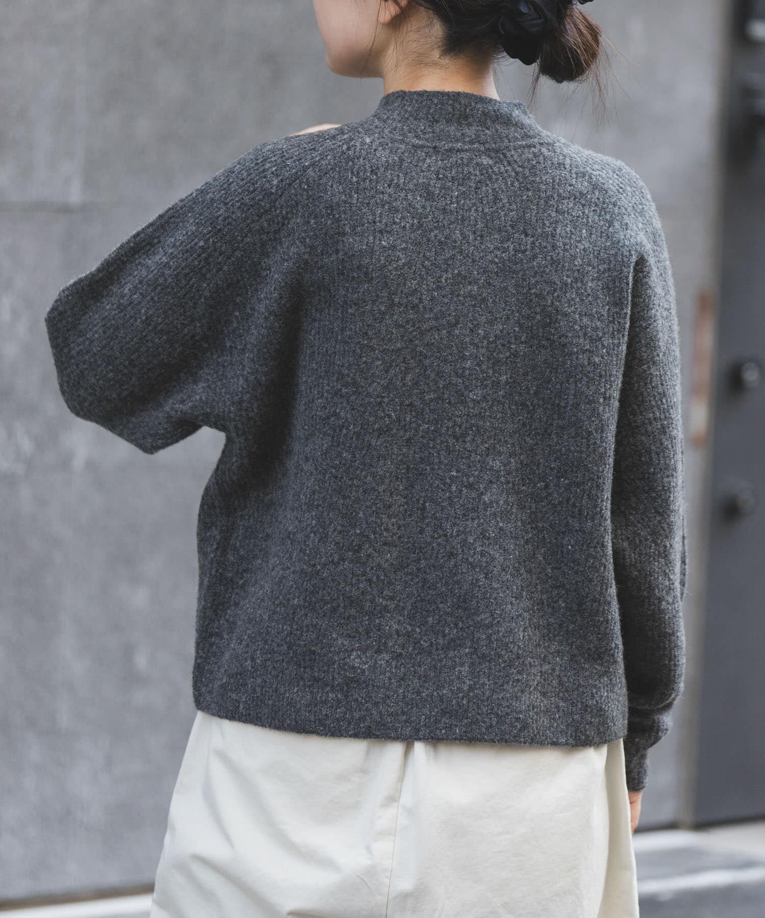 URBAN RESEARCH DOORS「FORK&SPOON　畦編みハイネックニット」|ニット・セーター|