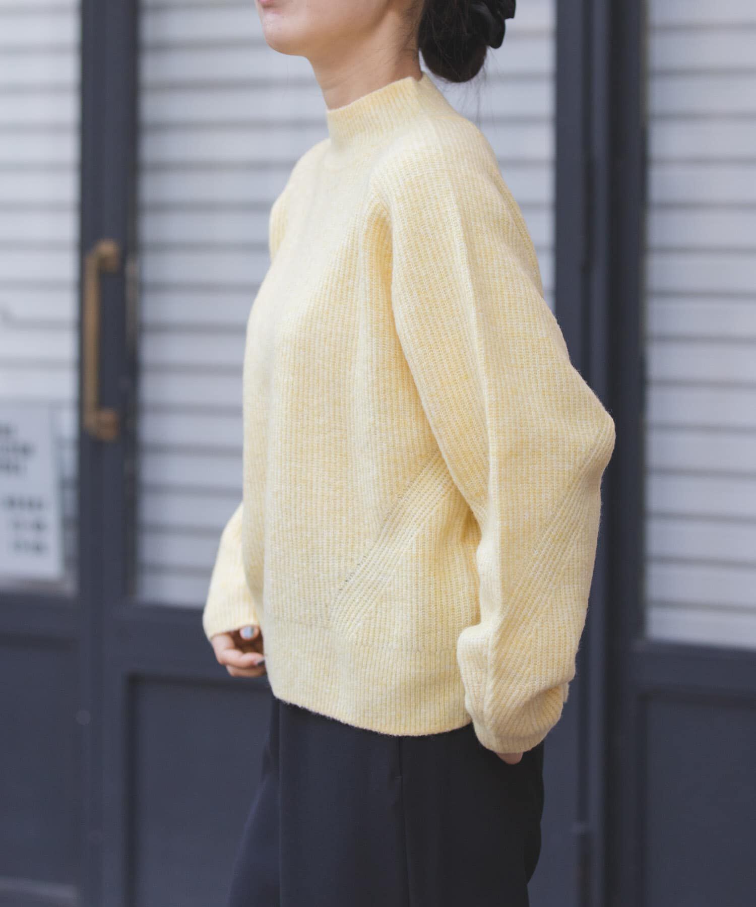 URBAN RESEARCH DOORS「FORK&SPOON　畦編みハイネックニット」|ニット・セーター|