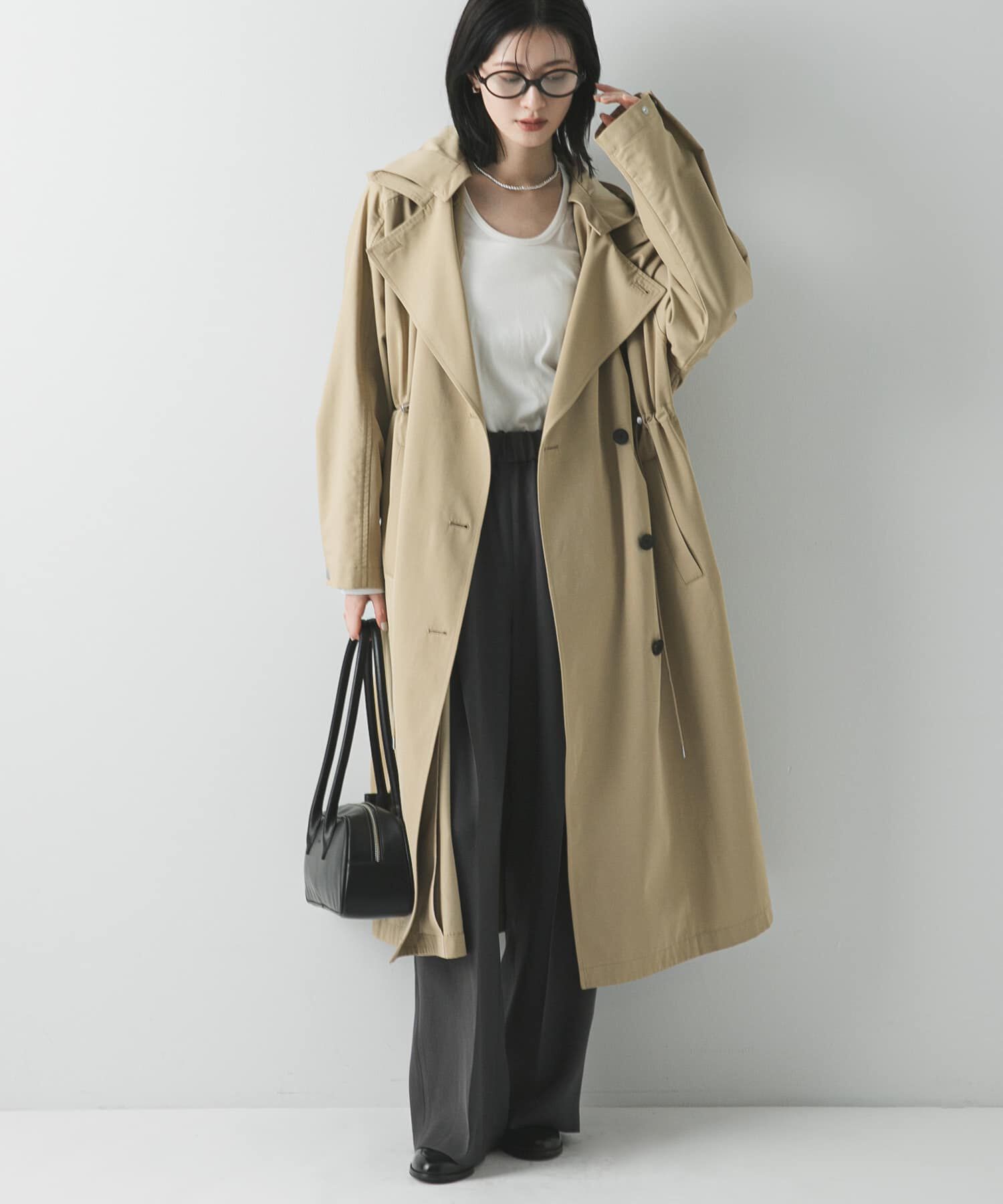 URBAN RESEARCH「フーディー2WAYトレンチコート」|トレンチコート|