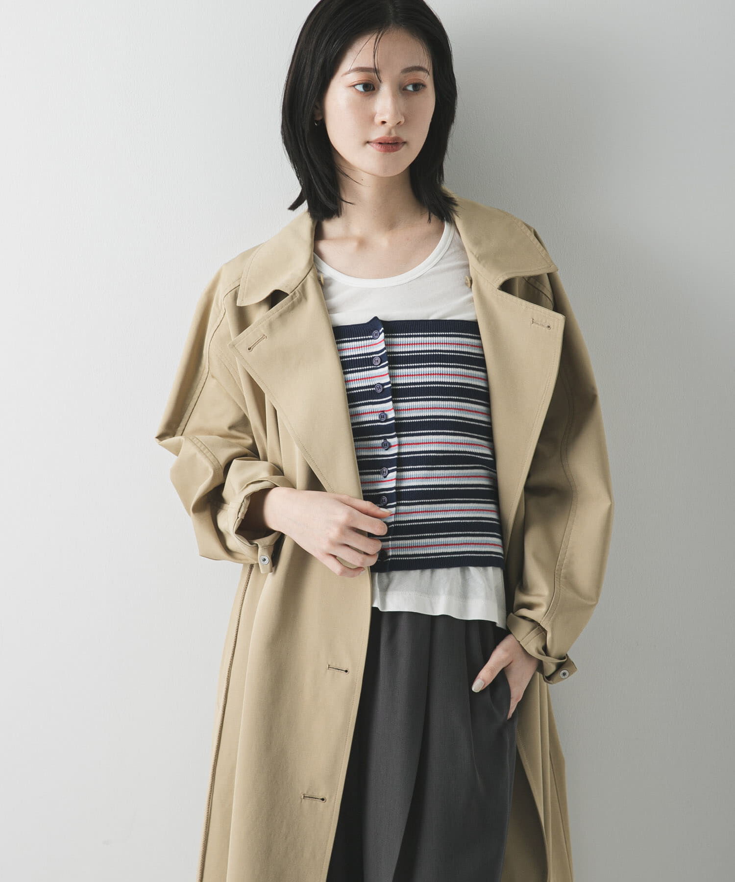 URBAN RESEARCH「フーディー2WAYトレンチコート」|トレンチコート|