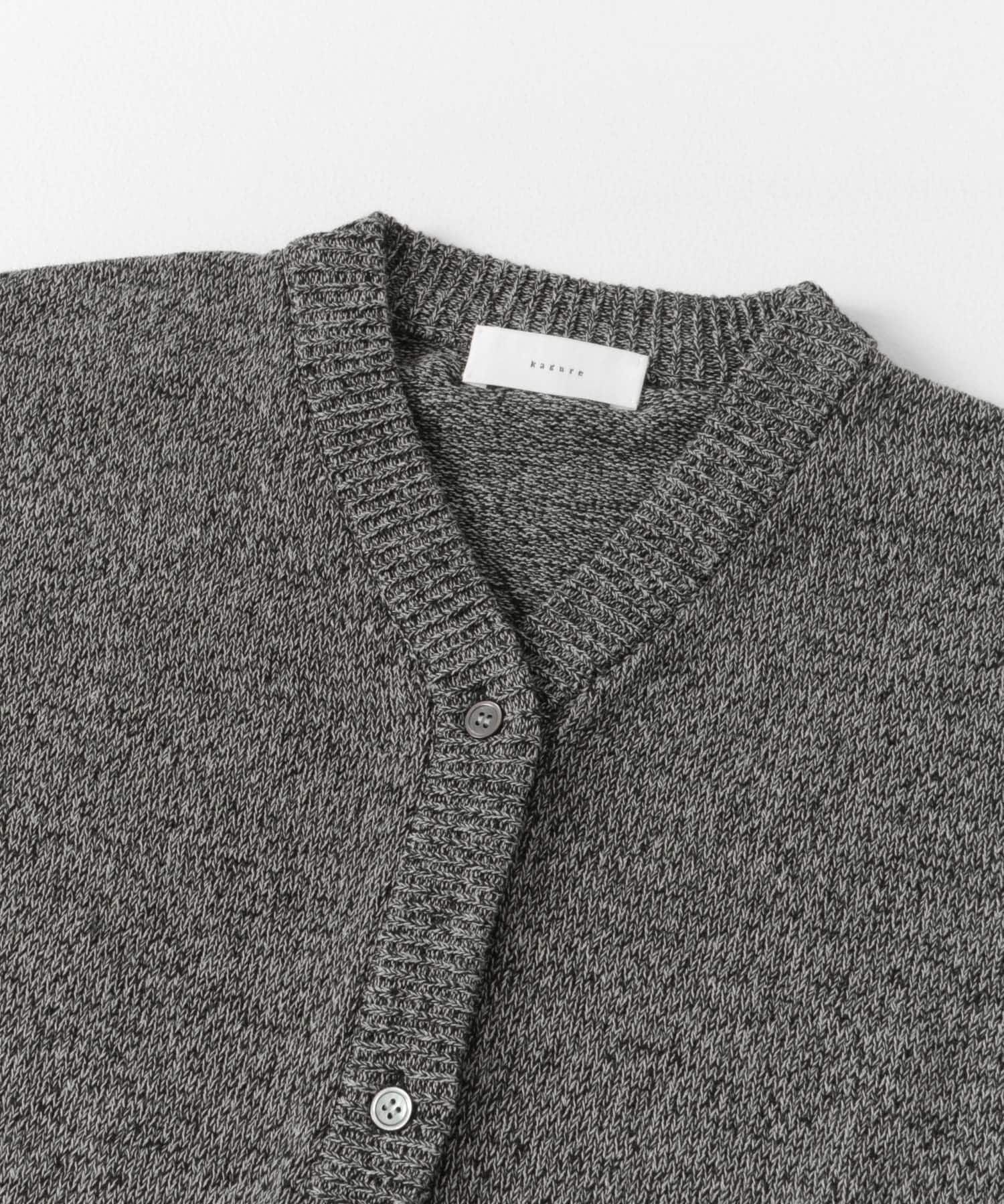 かぐれ「ドライコットンVネックカーディガン」|ニット・セーター|