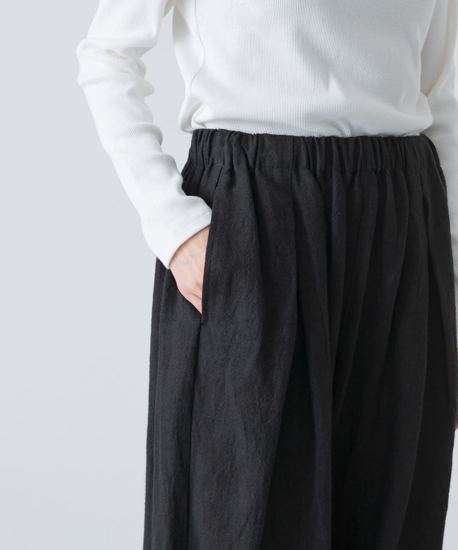 かぐれ「リネンラミールーズテーパードパンツ」|その他|