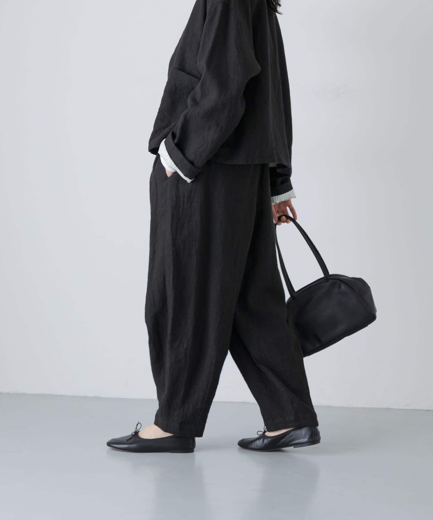 かぐれ「リネンラミールーズテーパードパンツ」|その他|