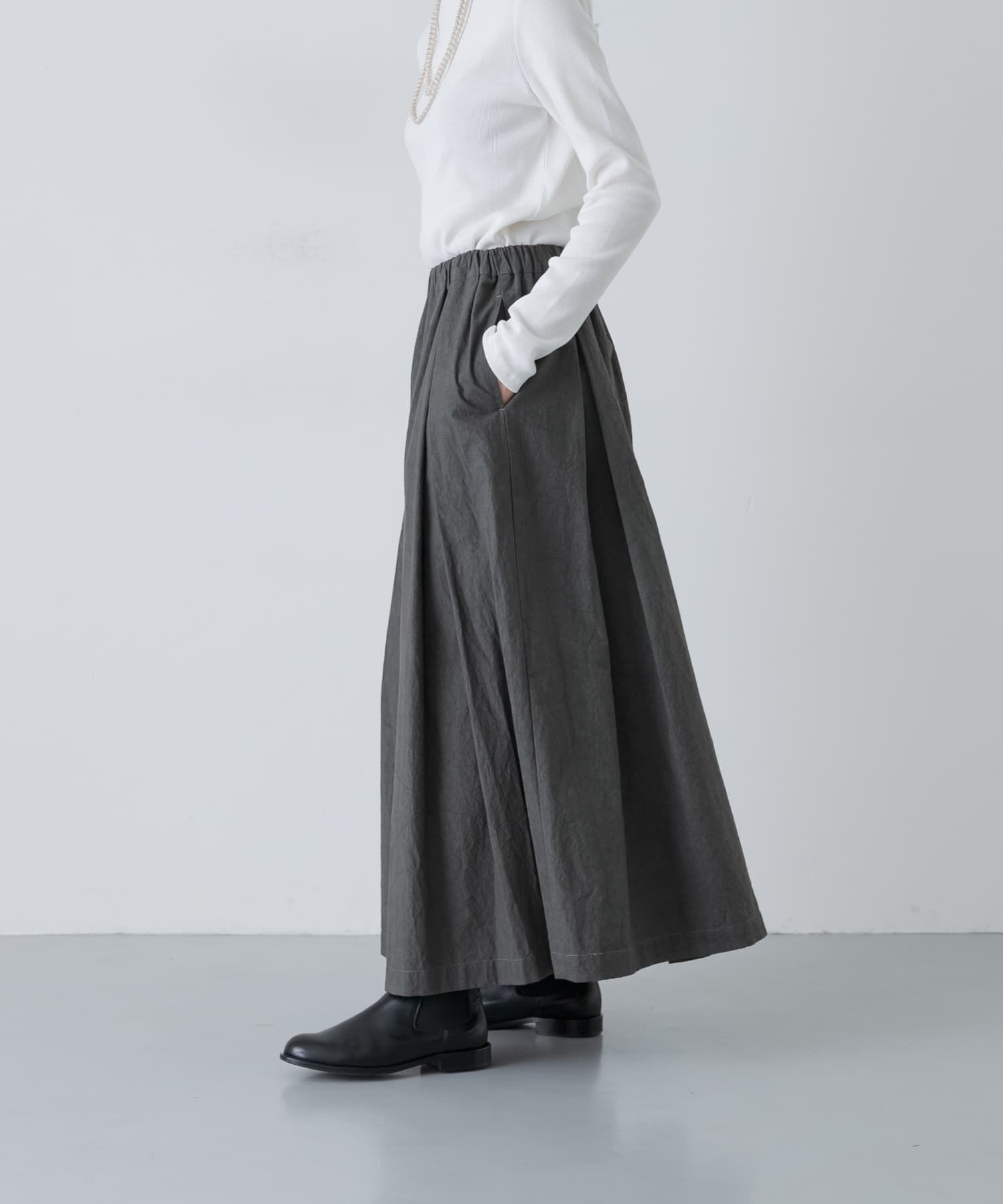 かぐれ「コットンタックスカート」|スカート|
