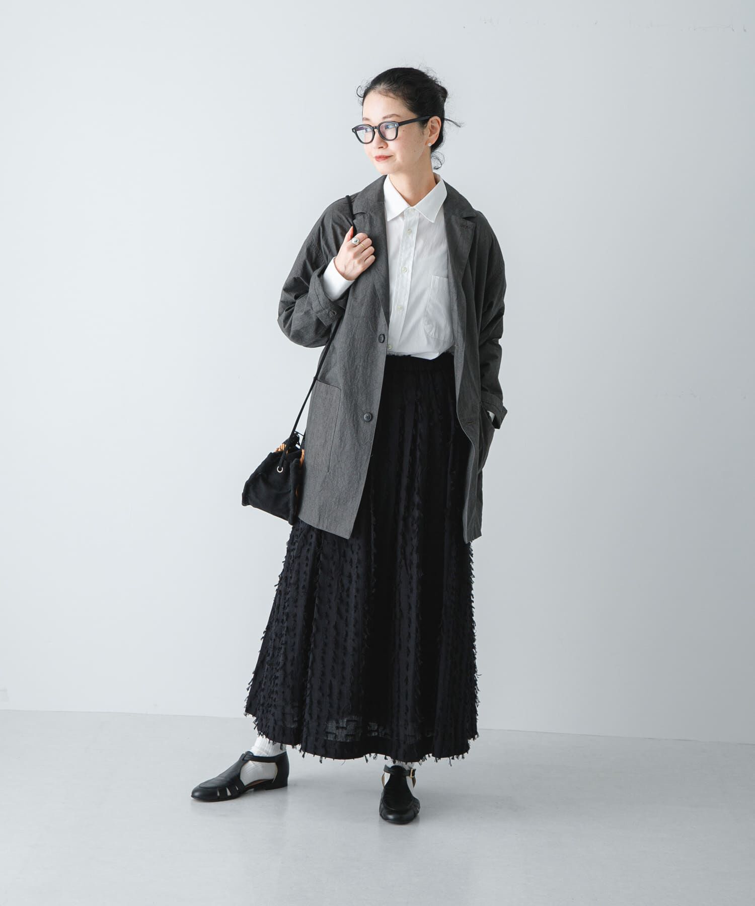 かぐれ「『ユニセックス』コットンテーラードジャケット」|その他|