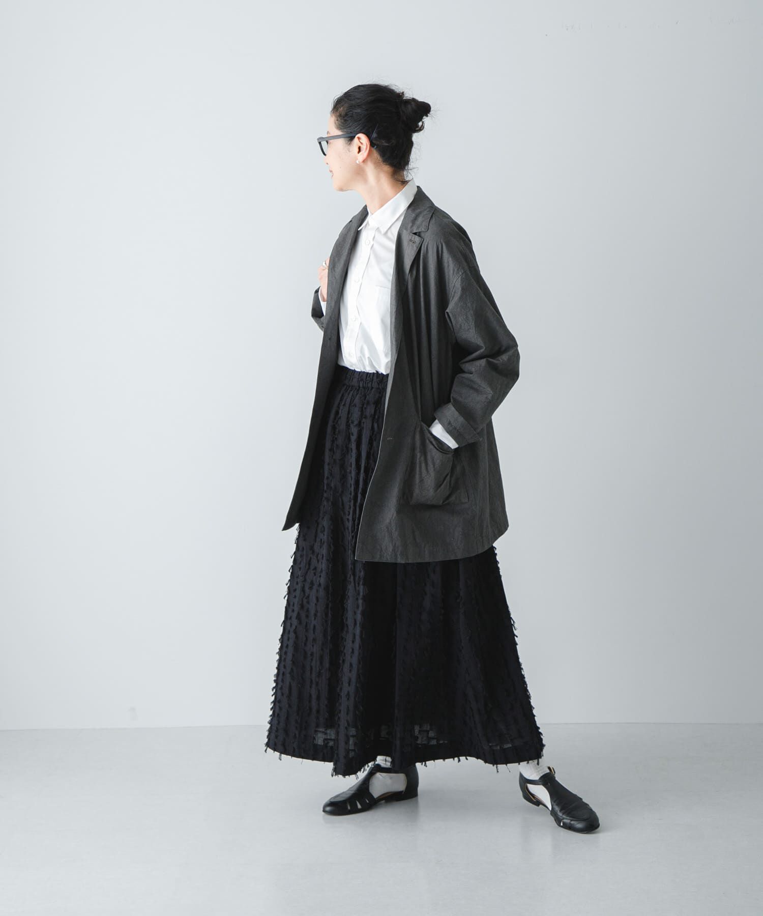 かぐれ「『ユニセックス』コットンテーラードジャケット」|その他|