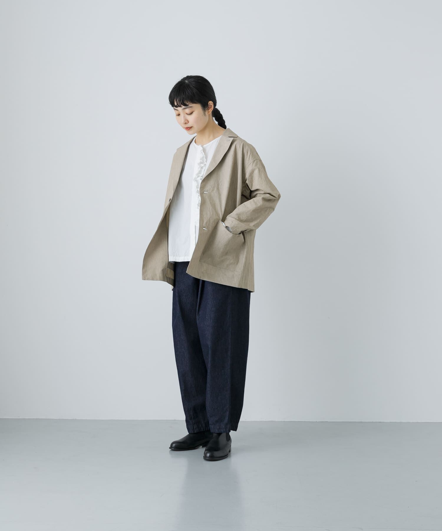 かぐれ「『ユニセックス』コットンテーラードジャケット」|その他|