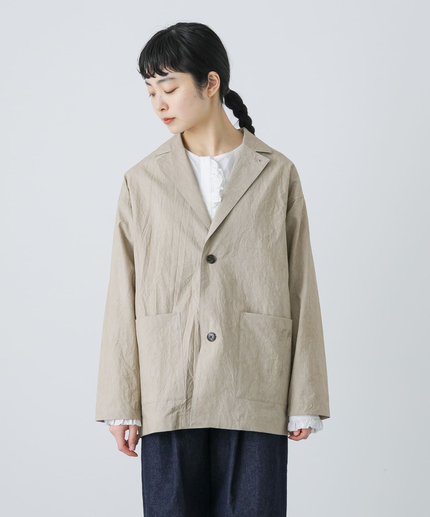 かぐれ「『ユニセックス』コットンテーラードジャケット」|その他|