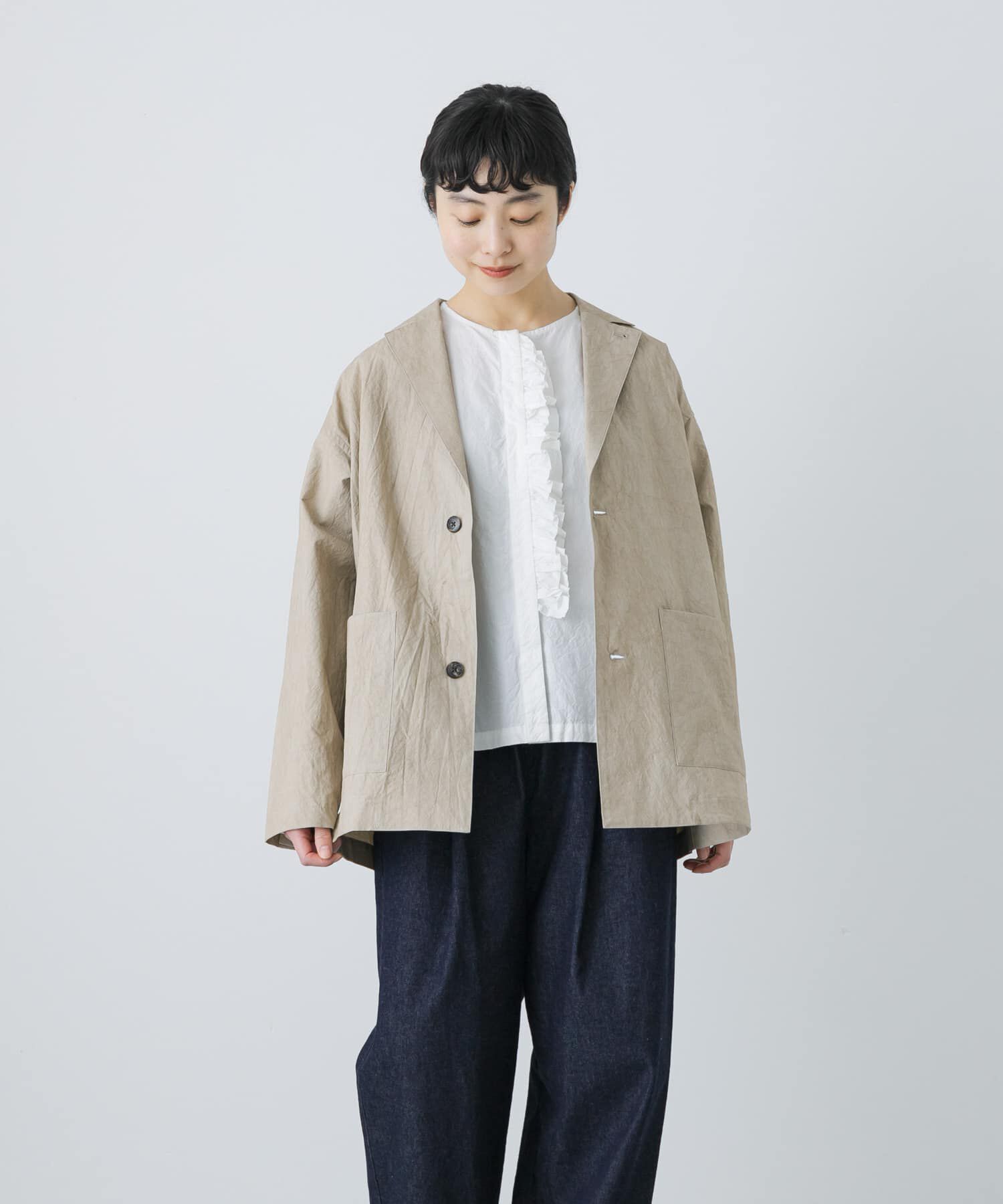 かぐれ「『ユニセックス』コットンテーラードジャケット」|その他|