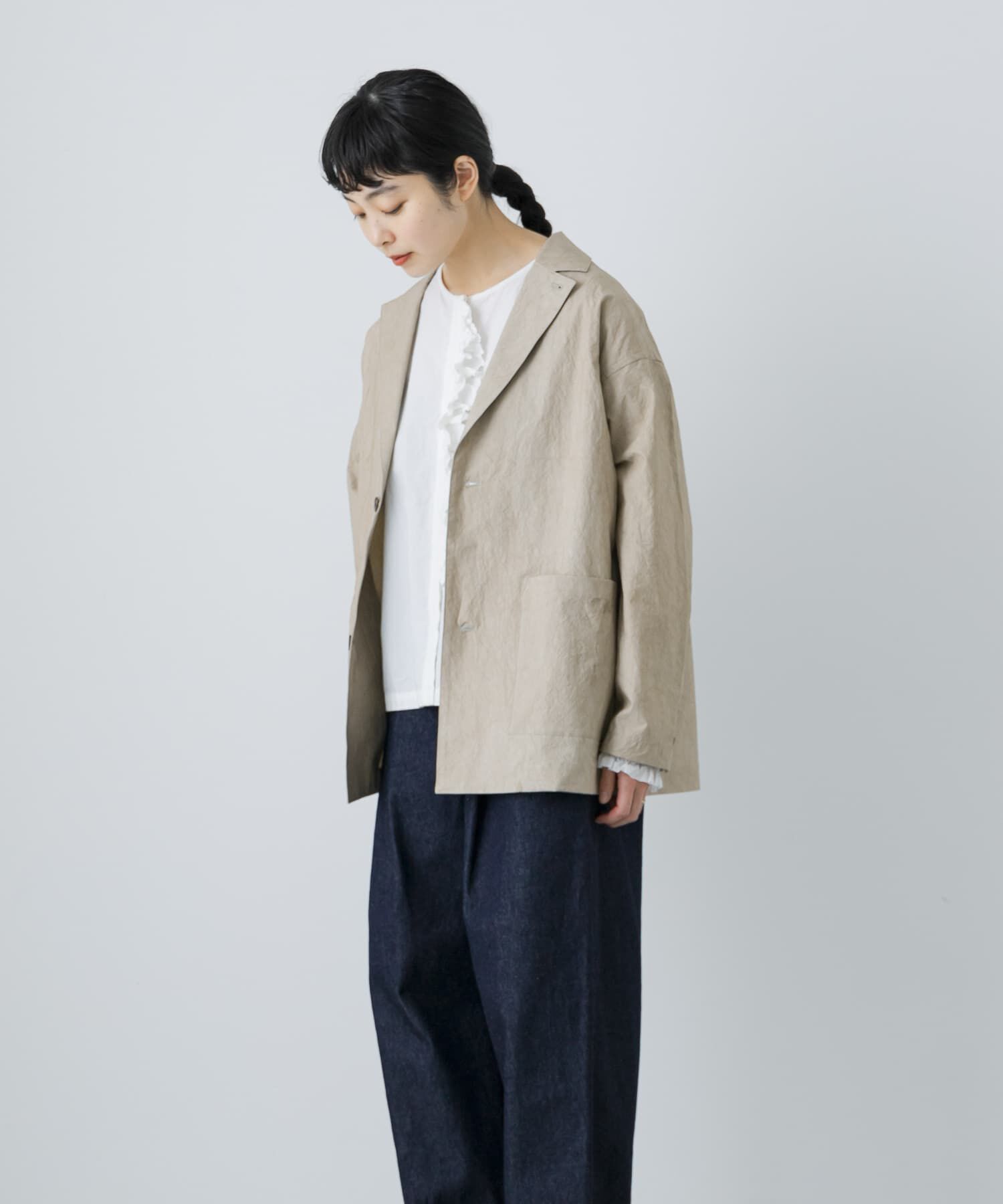 かぐれ「『ユニセックス』コットンテーラードジャケット」|その他|