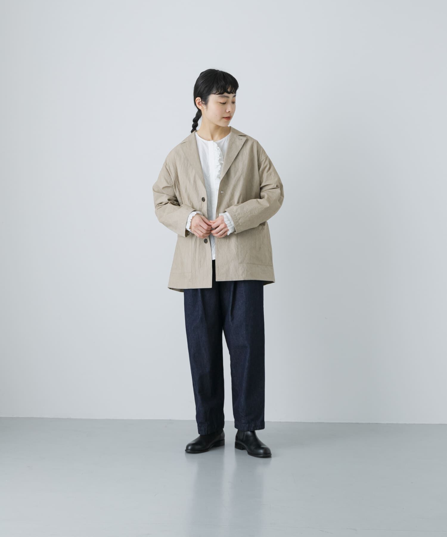 かぐれ「『ユニセックス』コットンテーラードジャケット」|その他|