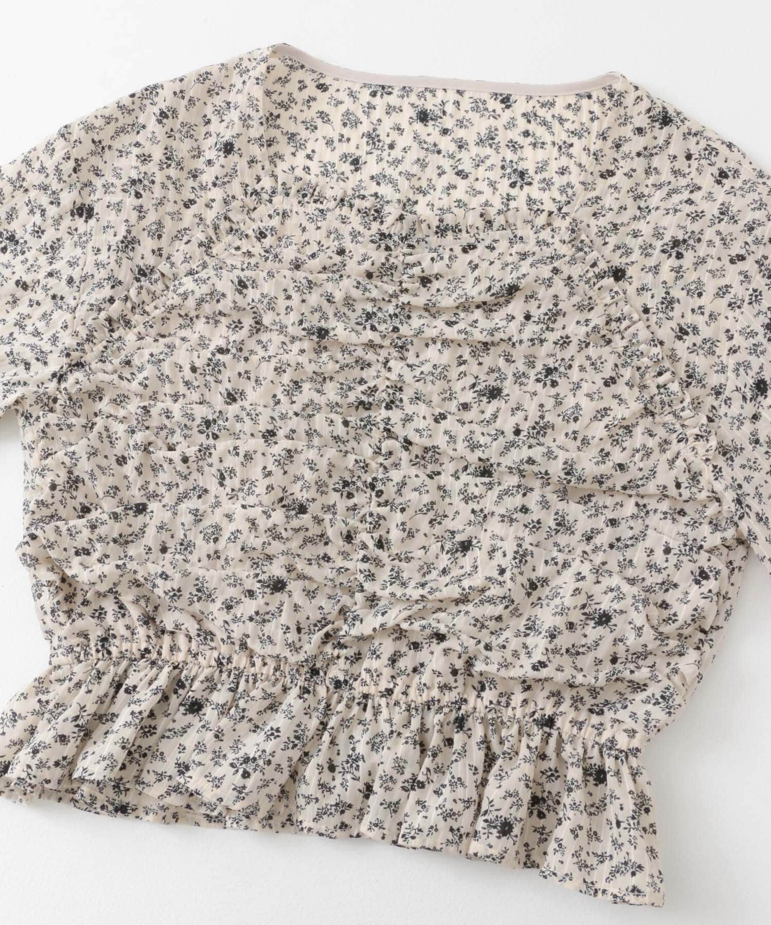  「フラワープリントビスチェブラウス」|シャツ・ブラウス|