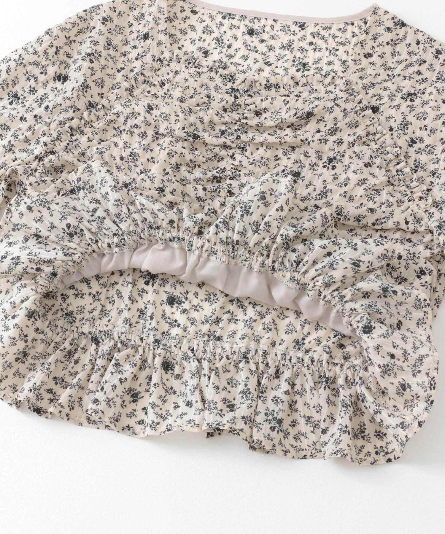  「フラワープリントビスチェブラウス」|シャツ・ブラウス|