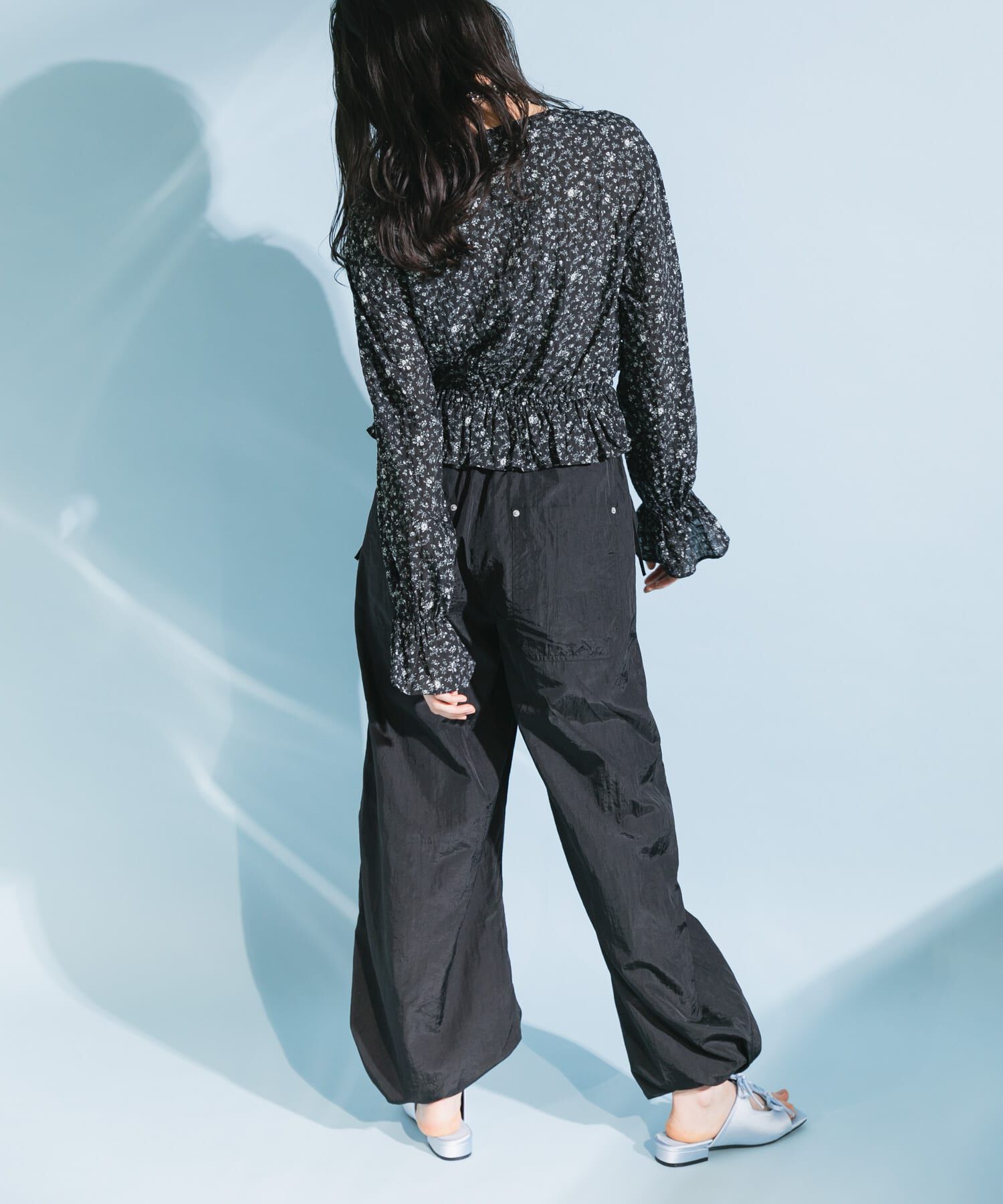  「フラワープリントビスチェブラウス」|シャツ・ブラウス|