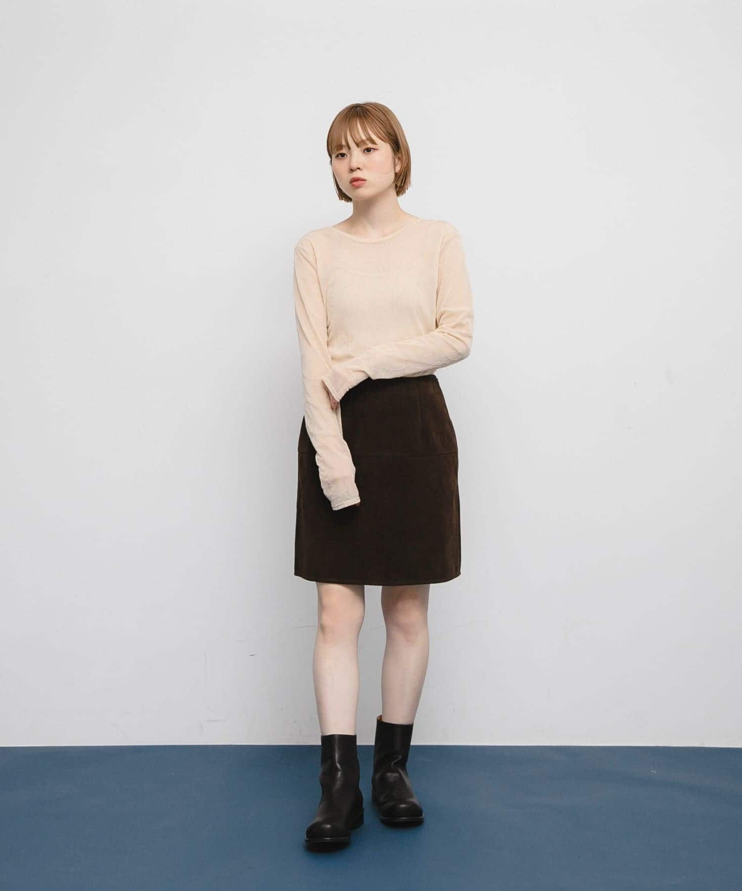  「トラペーズミニスカート」|スカート|