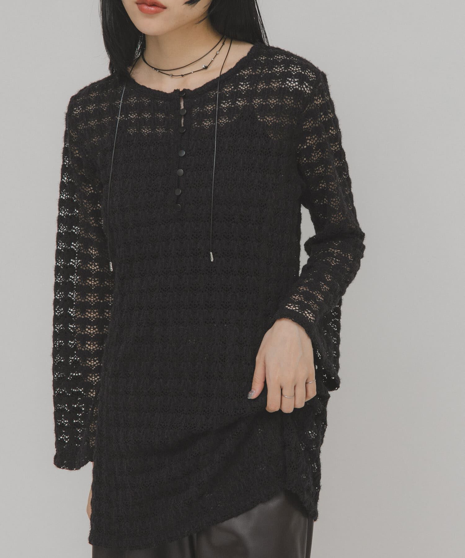  「シャギーレーストップス」|Tシャツ・カットソー|