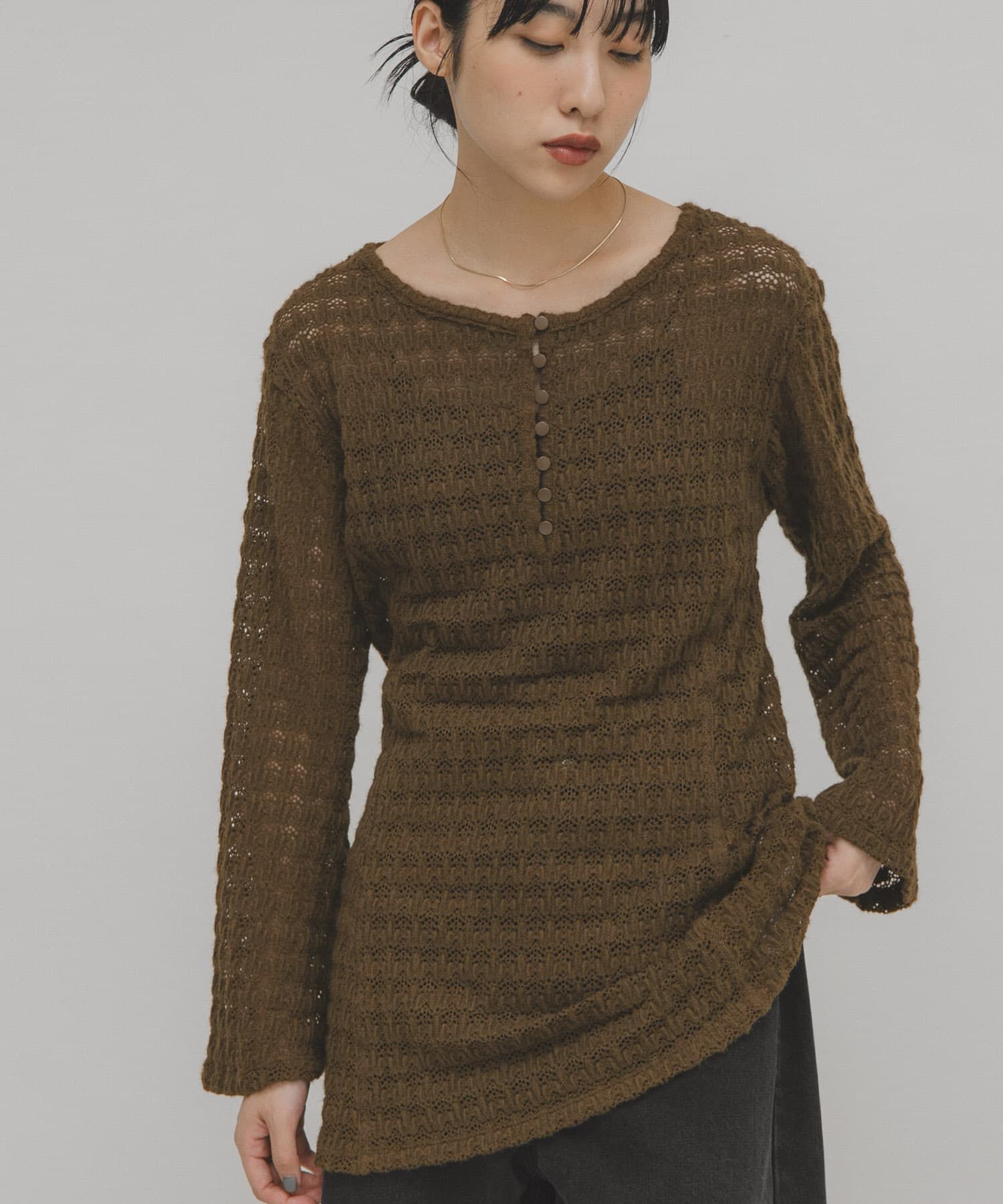  「シャギーレーストップス」|Tシャツ・カットソー|