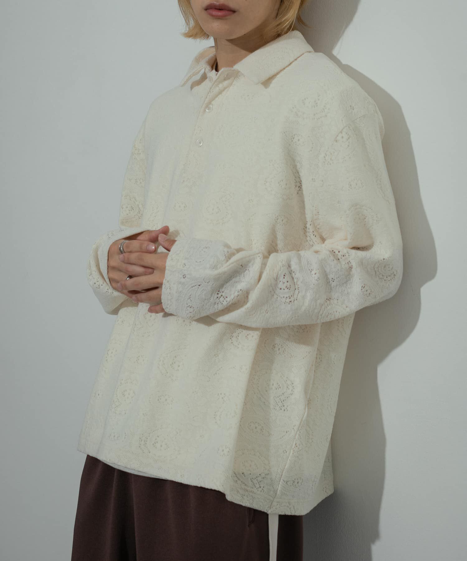 SENSE OF PLACE by URBAN RESEARCH「シアーペイズリーポロシャツ」|ポロシャツ|