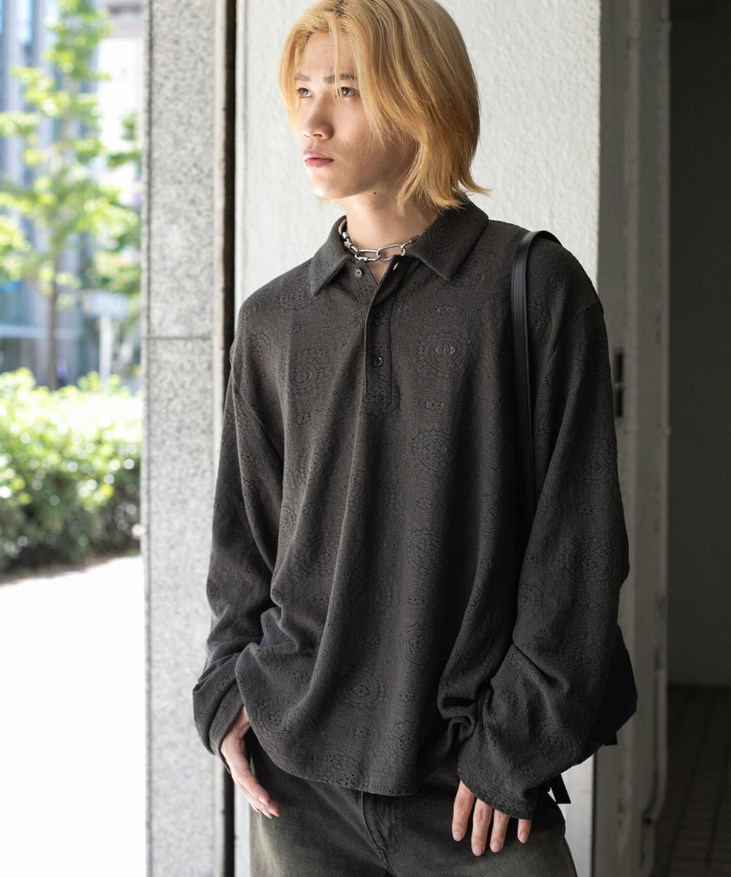 SENSE OF PLACE by URBAN RESEARCH「シアーペイズリーポロシャツ」|ポロシャツ|