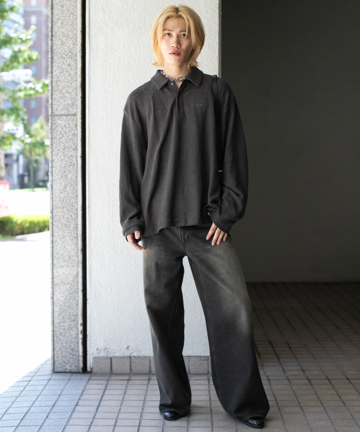 SENSE OF PLACE by URBAN RESEARCH「シアーペイズリーポロシャツ」|ポロシャツ|