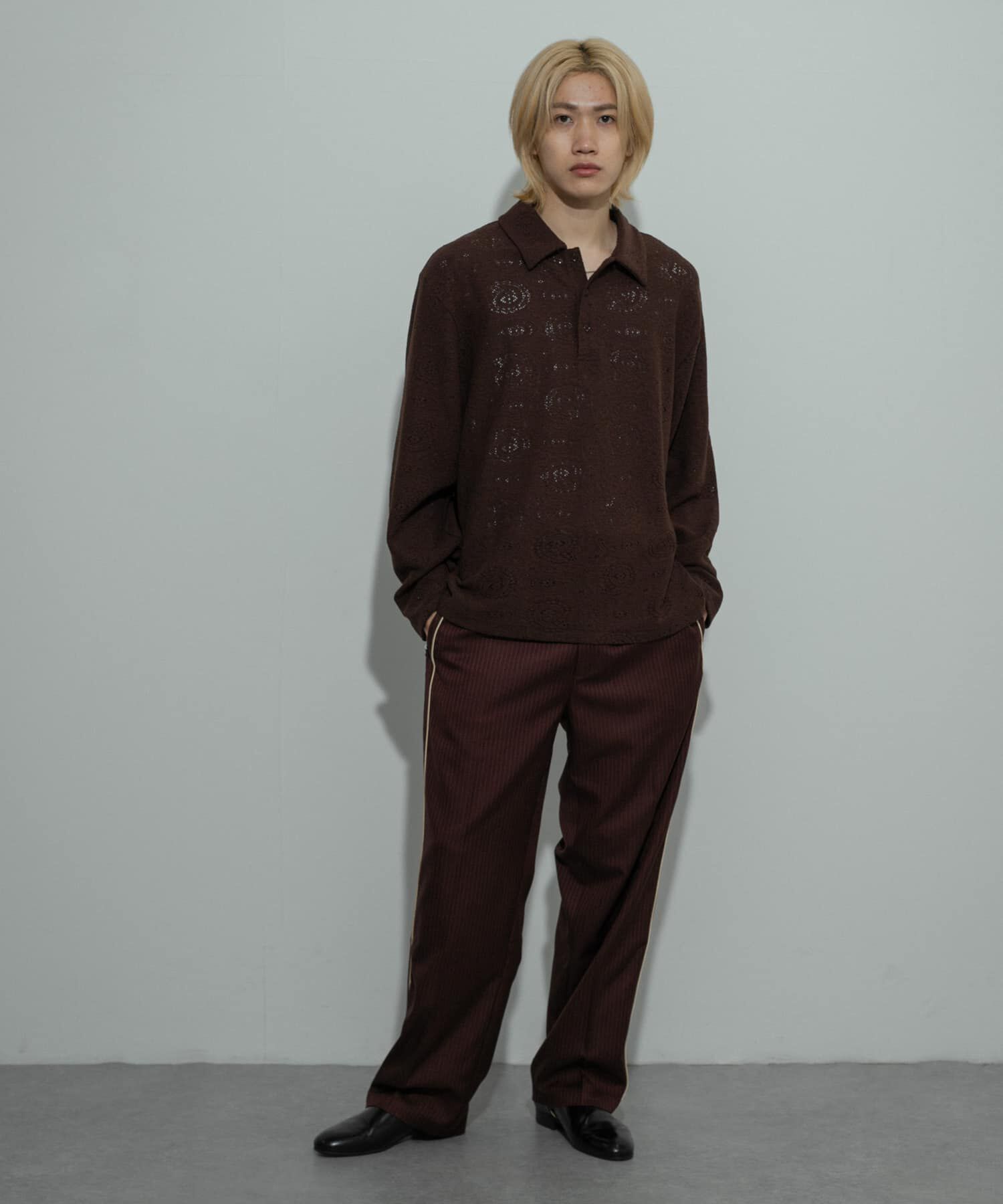 SENSE OF PLACE by URBAN RESEARCH「シアーペイズリーポロシャツ」|ポロシャツ|