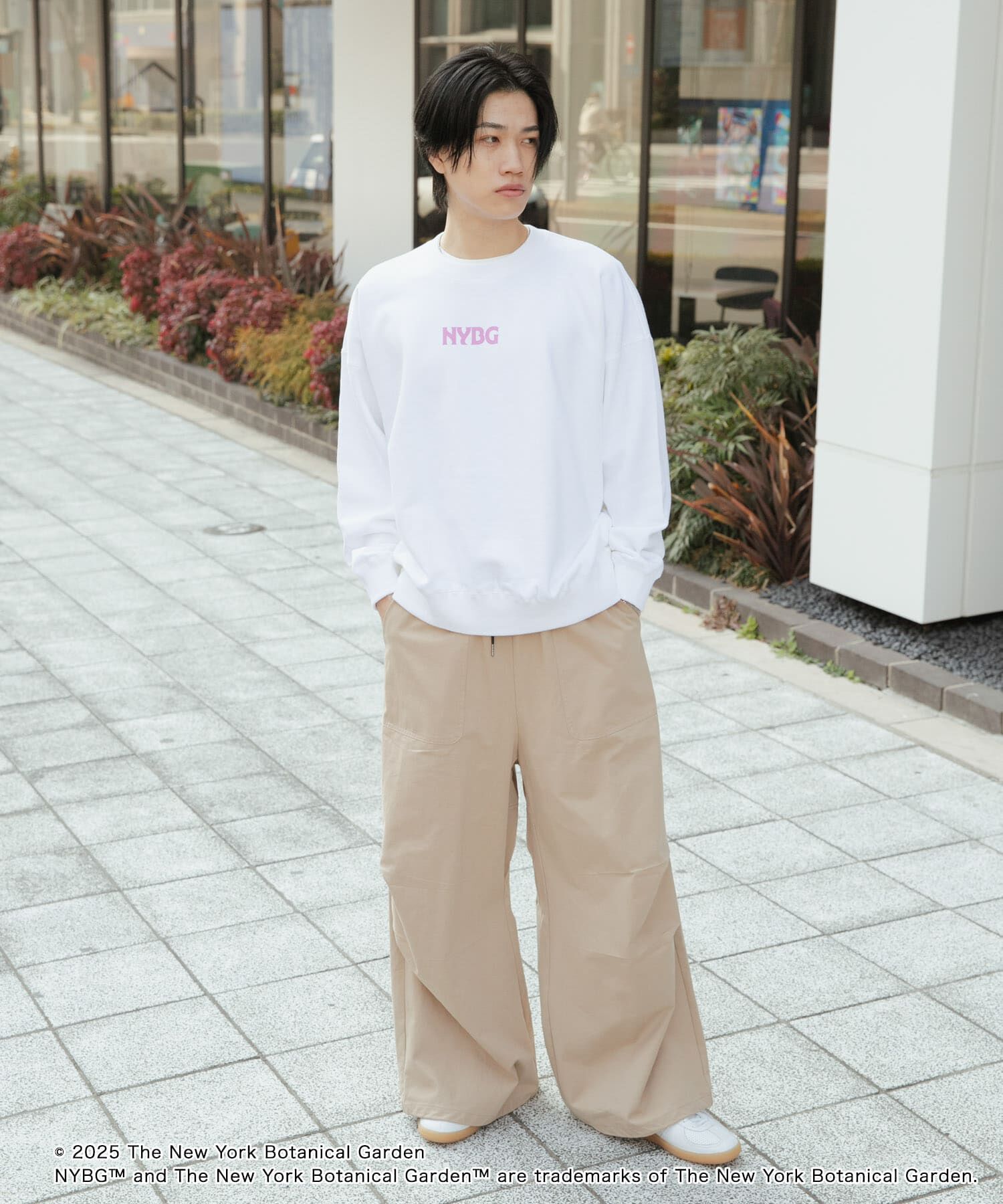 SENSE OF PLACE by URBAN RESEARCH「NYBG　クルーネックルーズスウェットA」|スウェット・ジャージ|