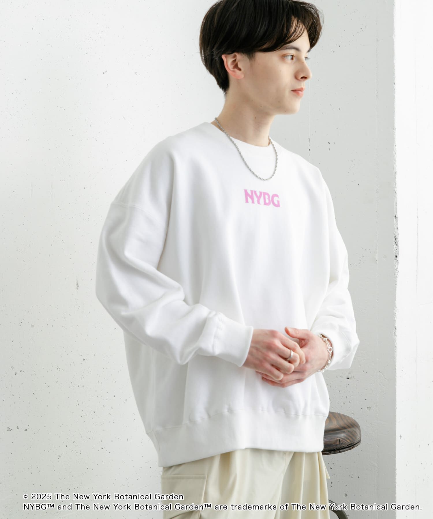 SENSE OF PLACE by URBAN RESEARCH「NYBG　クルーネックルーズスウェットA」|スウェット・ジャージ|