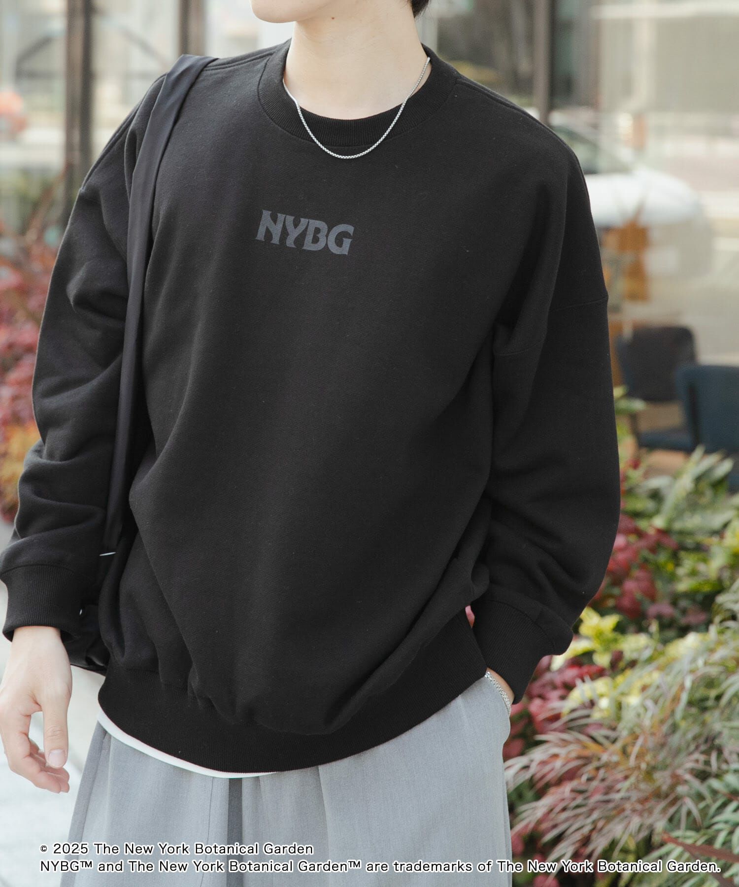 SENSE OF PLACE by URBAN RESEARCH「NYBG　クルーネックルーズスウェットA」|スウェット・ジャージ|