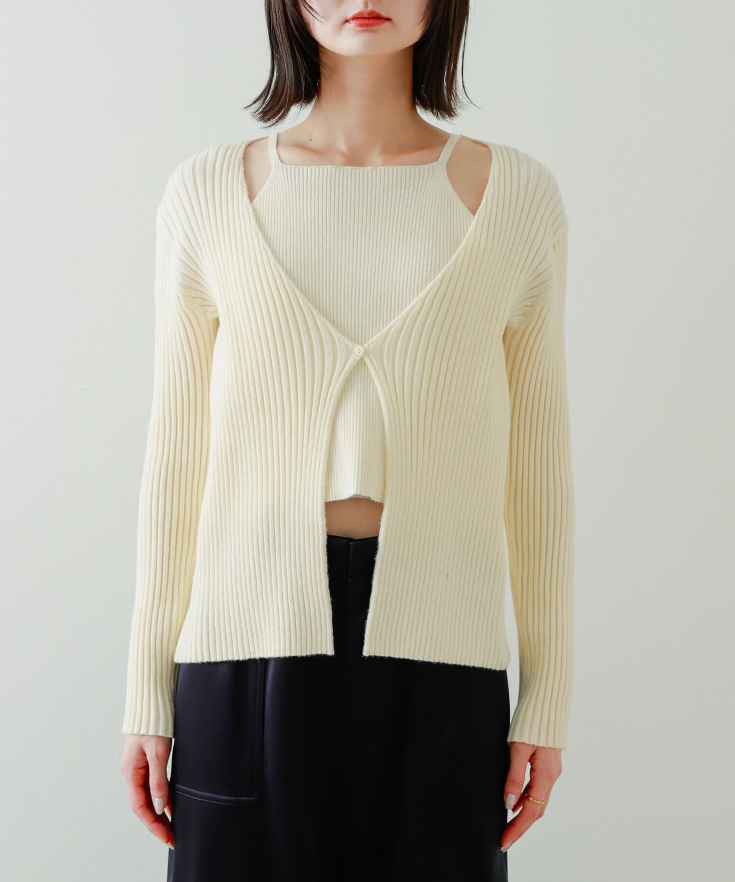 SENSE OF PLACE by URBAN RESEARCH「アンサンブルレイヤードセーター」|ニット・セーター|