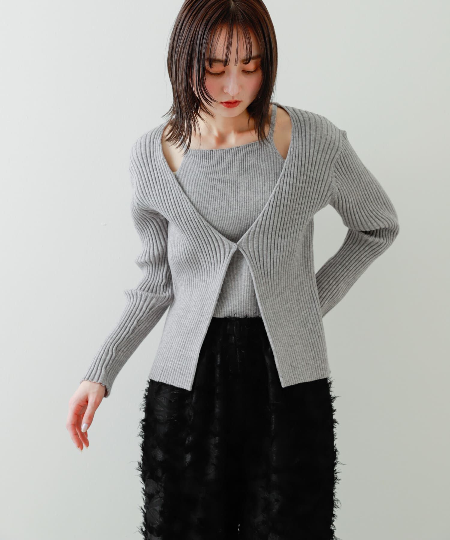 SENSE OF PLACE by URBAN RESEARCH「アンサンブルレイヤードセーター」|ニット・セーター|