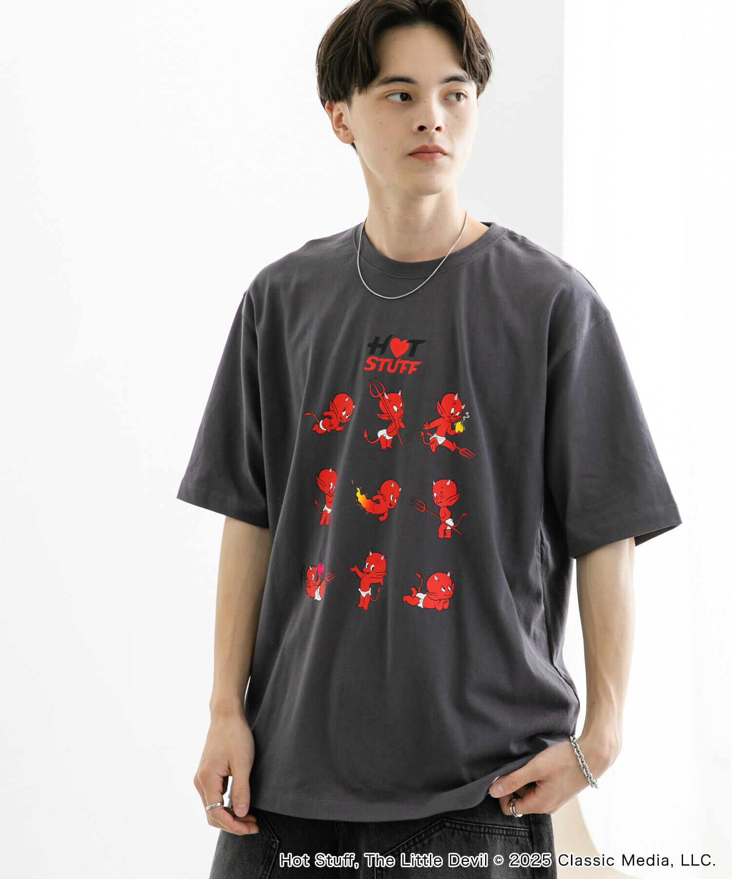 SENSE OF PLACE by URBAN RESEARCH「『別注』HOT STUFF&times;SENSE OF PLACE　 プリントTシャツ B」|Tシャツ・カットソー|