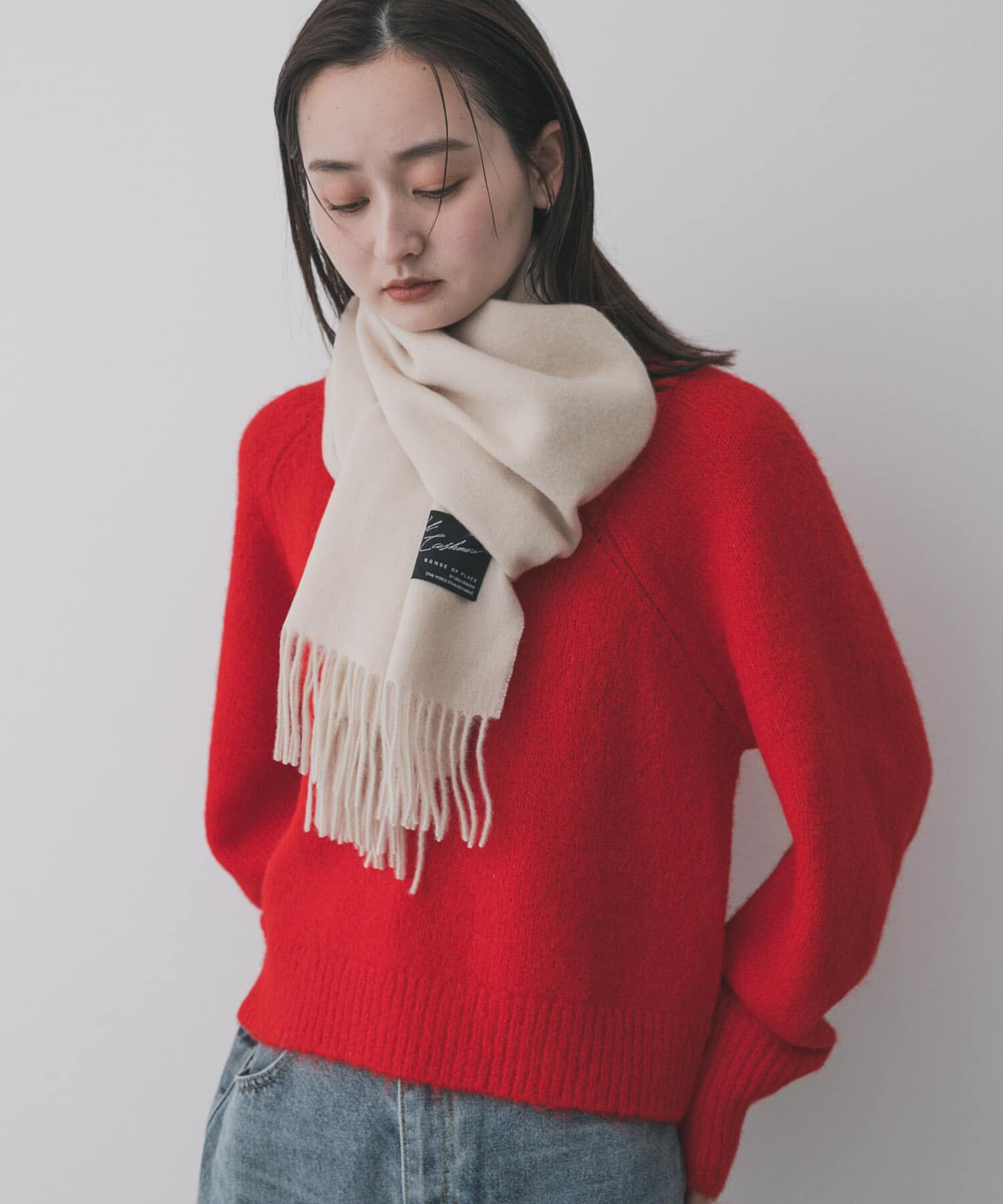 SENSE OF PLACE by URBAN RESEARCH「カシミヤミックスウールストール」|マフラー|