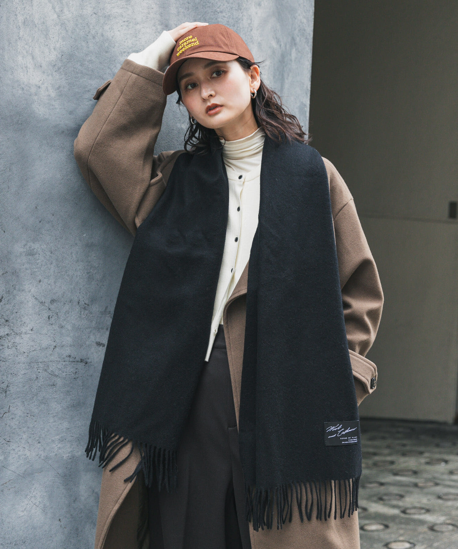 SENSE OF PLACE by URBAN RESEARCH「カシミヤミックスウールストール」|マフラー|