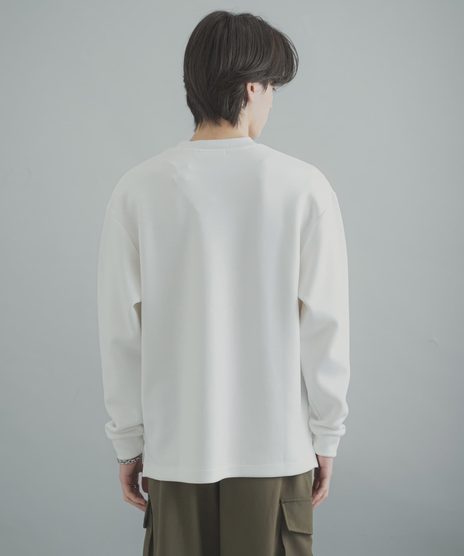 SENSE OF PLACE by URBAN RESEARCH「『一部WEB限定カラー』シシュウダンボールポンチロングスリーブTシャツ」|Tシャツ・カットソー|