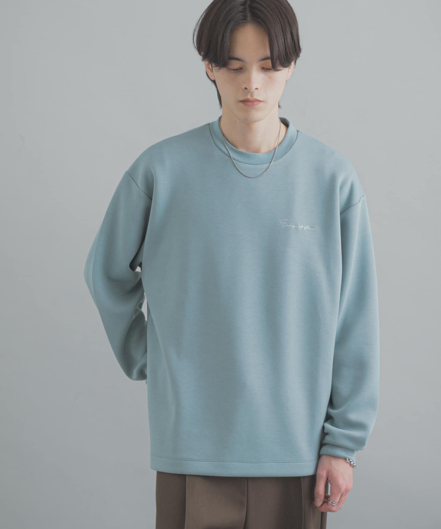 SENSE OF PLACE by URBAN RESEARCH「『一部WEB限定カラー』シシュウダンボールポンチロングスリーブTシャツ」|Tシャツ・カットソー|