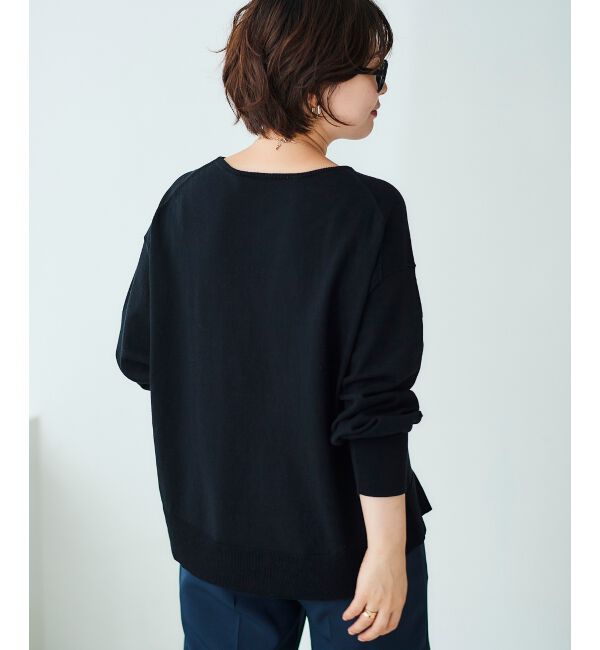 le.coeur blanc「《手洗い可能》ボリュームスリーブニットプルオーバー」|ニット・セーター|