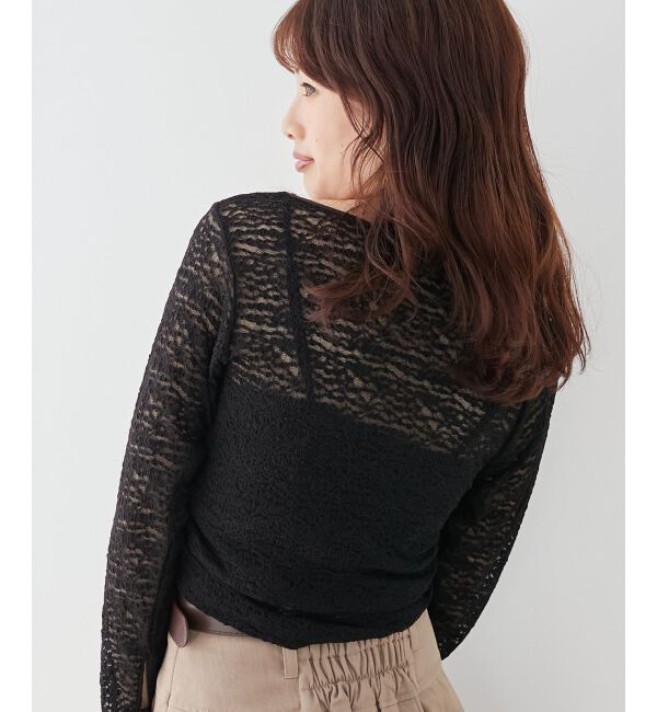 MAJESTICLEGON「レースドロストトップス」|Tシャツ・カットソー|