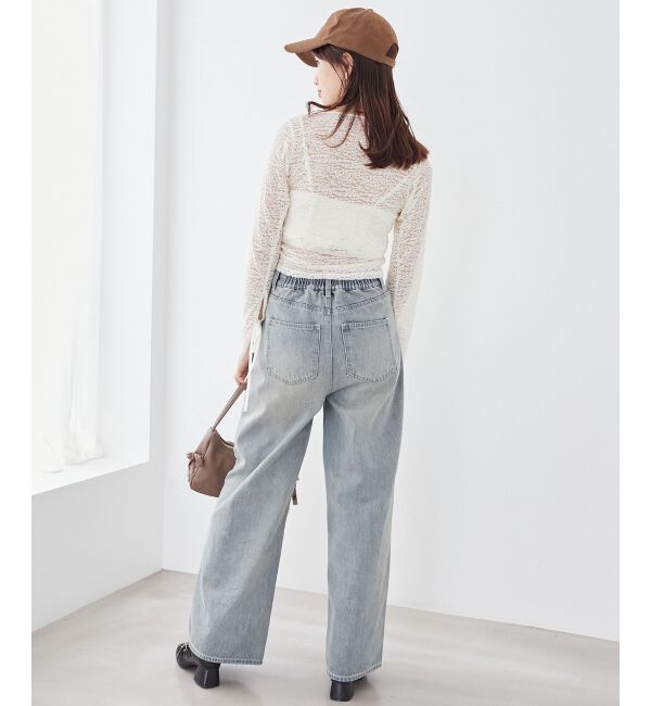 MAJESTICLEGON「レースドロストトップス」|Tシャツ・カットソー|