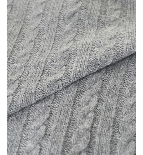 MAJESTICLEGON「ダブルジップケーブルニット」|ニット・セーター|