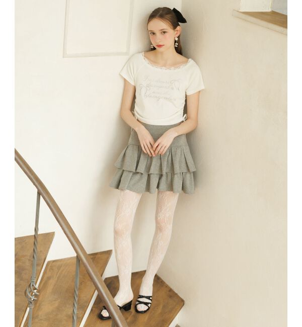  「サイドドロストロゴTシャツ」|Tシャツ・カットソー|