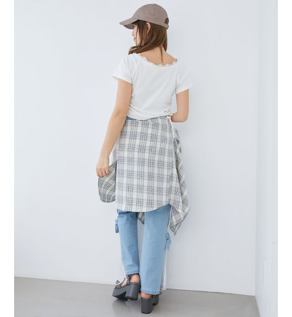  「サイドドロストロゴTシャツ」|Tシャツ・カットソー|