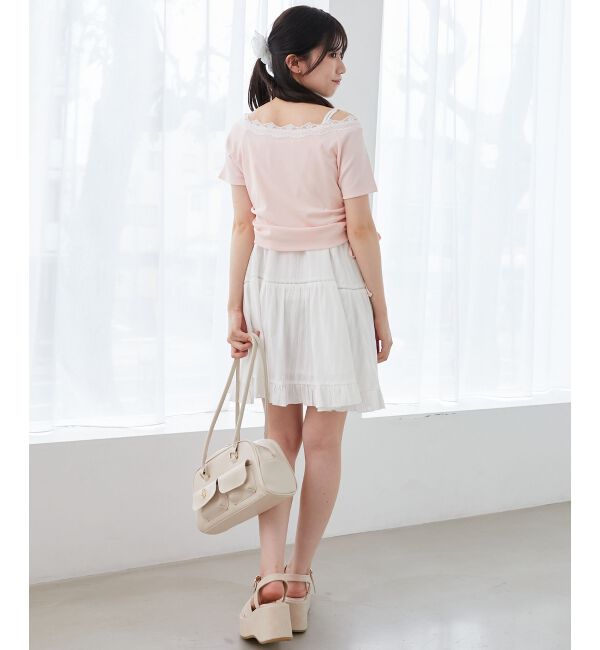  「サイドドロストロゴTシャツ」|Tシャツ・カットソー|