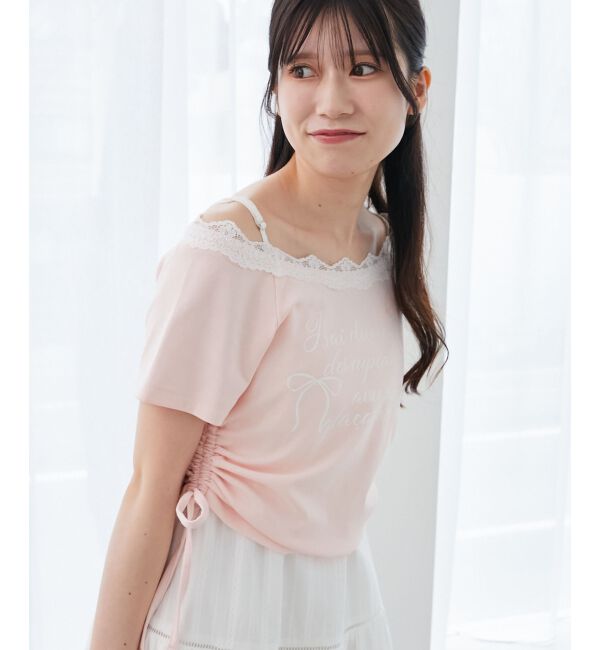  「サイドドロストロゴTシャツ」|Tシャツ・カットソー|