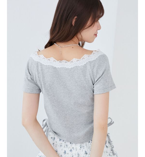  「サイドドロストロゴTシャツ」|Tシャツ・カットソー|