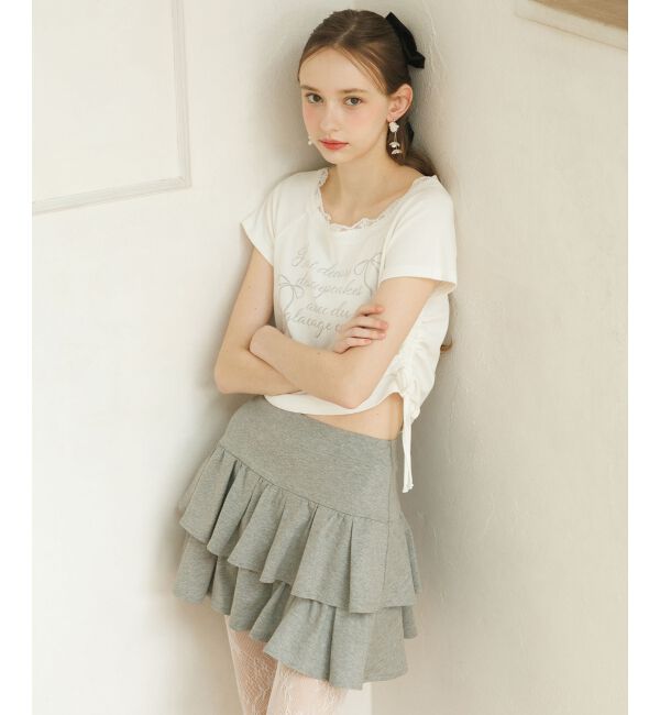  「サイドドロストロゴTシャツ」|Tシャツ・カットソー|