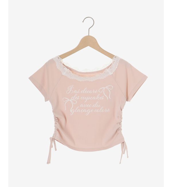  「サイドドロストロゴTシャツ」|Tシャツ・カットソー|