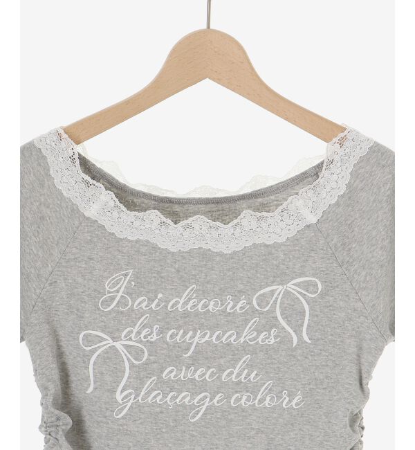  「サイドドロストロゴTシャツ」|Tシャツ・カットソー|